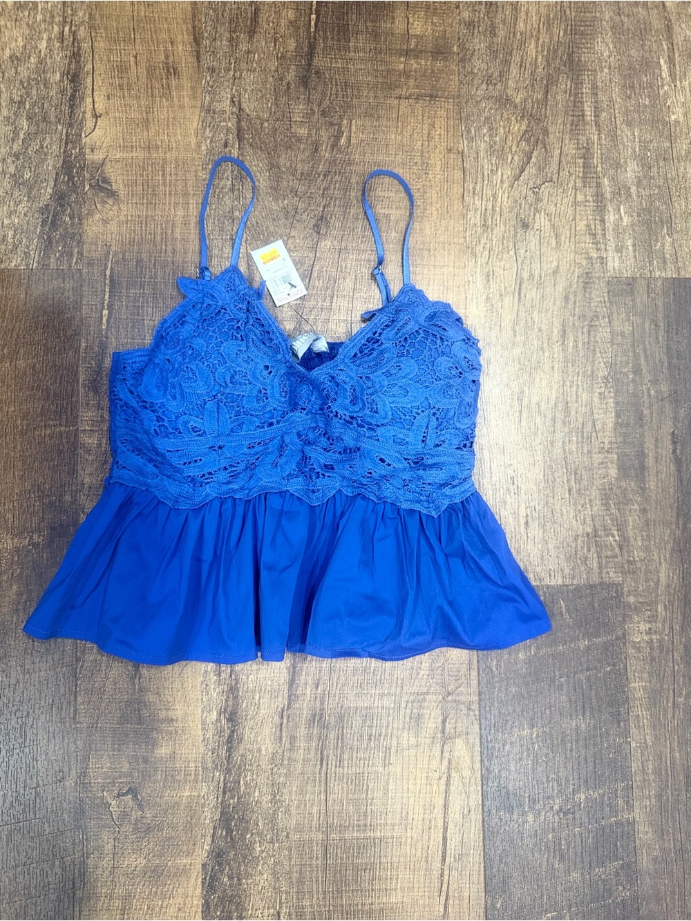Blue tank top never worn